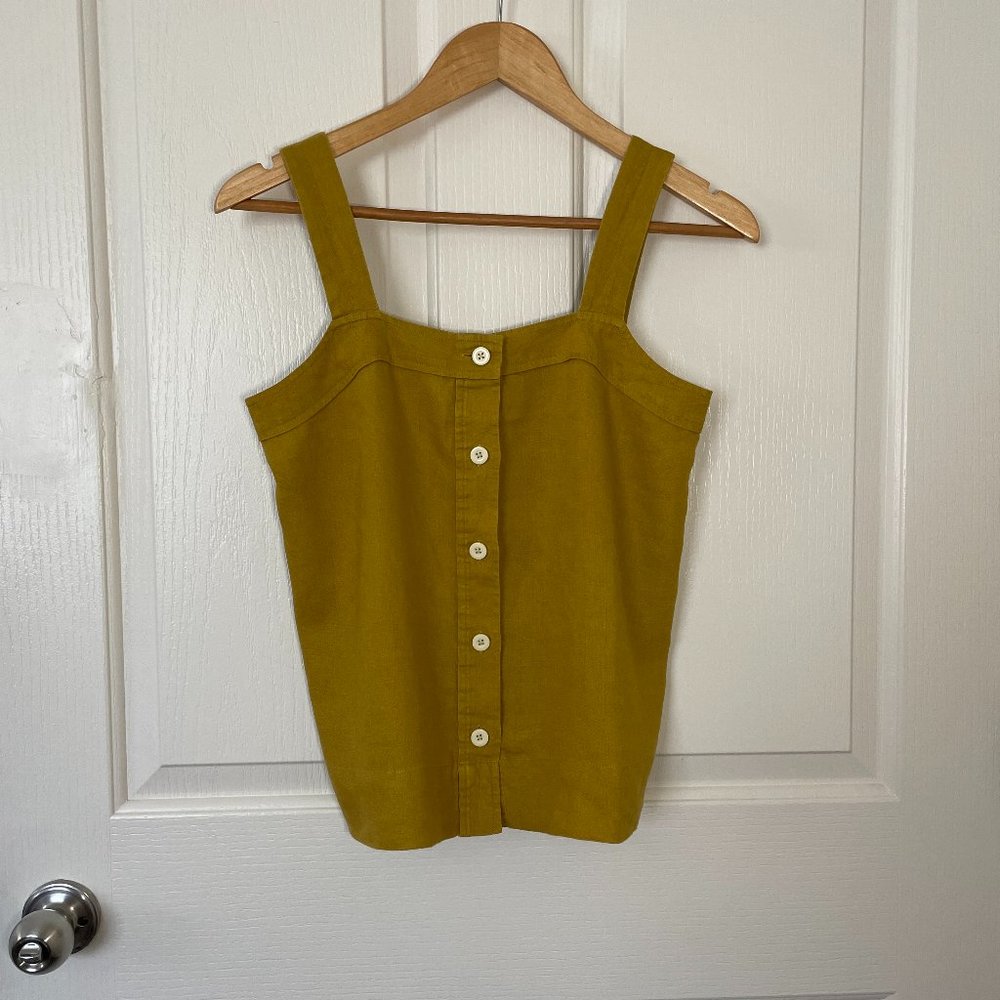 EVERLANE The Linen Picnic Top Size0